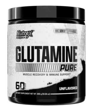 Glutamina Nutrex en polvo, 60 servidas de 5 gramos