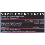 L-Carnitina Liquida Nutrex Supp fact