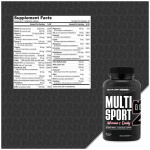 Multi Sport Woman NutraBio Supp Fact