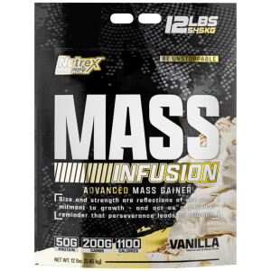 Mass Infusion de Nutrex, 12 lbs, Sabod: Vainilla