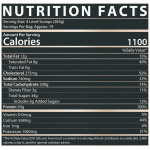 Mass Infusion 12 lbs Vainilla Supp Fact