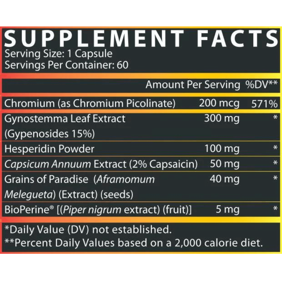 Lipo 6 Stim Free Supp Fact