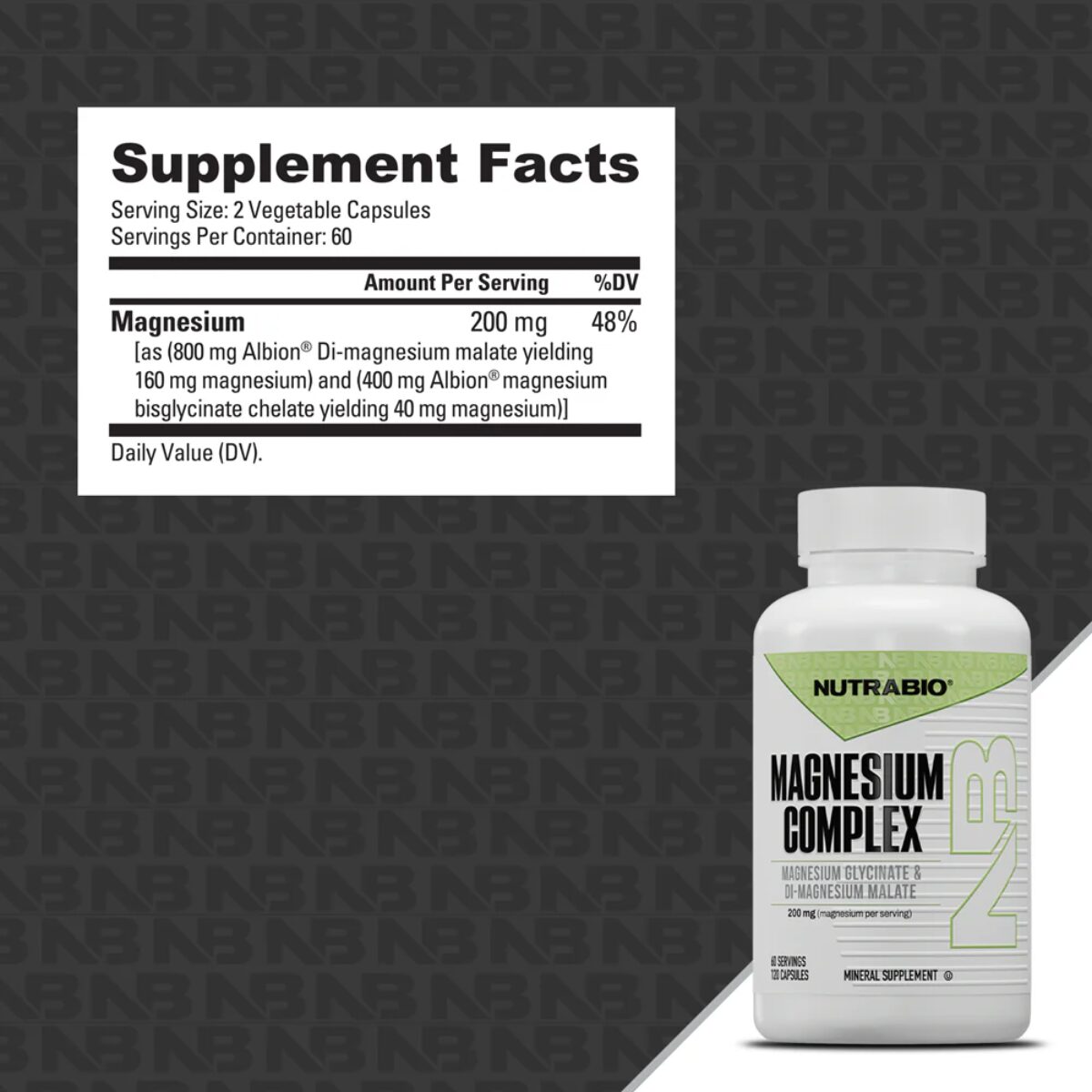 Magnesium Complex Supp Fact