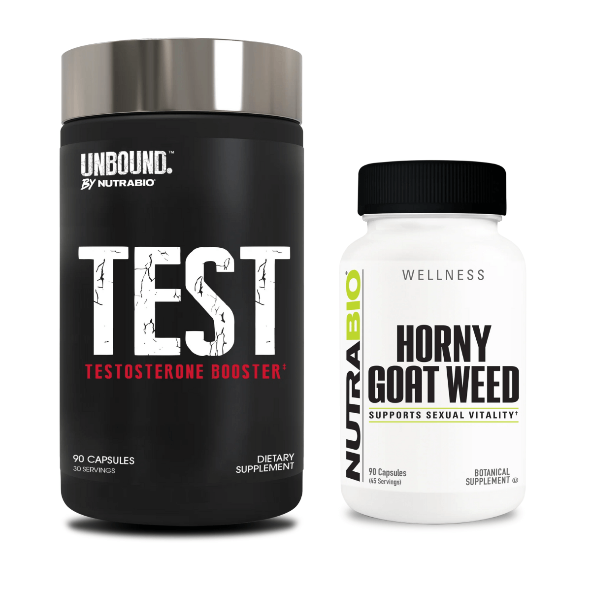 Bodybuilder Testo Testo MAX Combo NutraBio | Aumenta Testosterona y Rendimiento – Panamá
