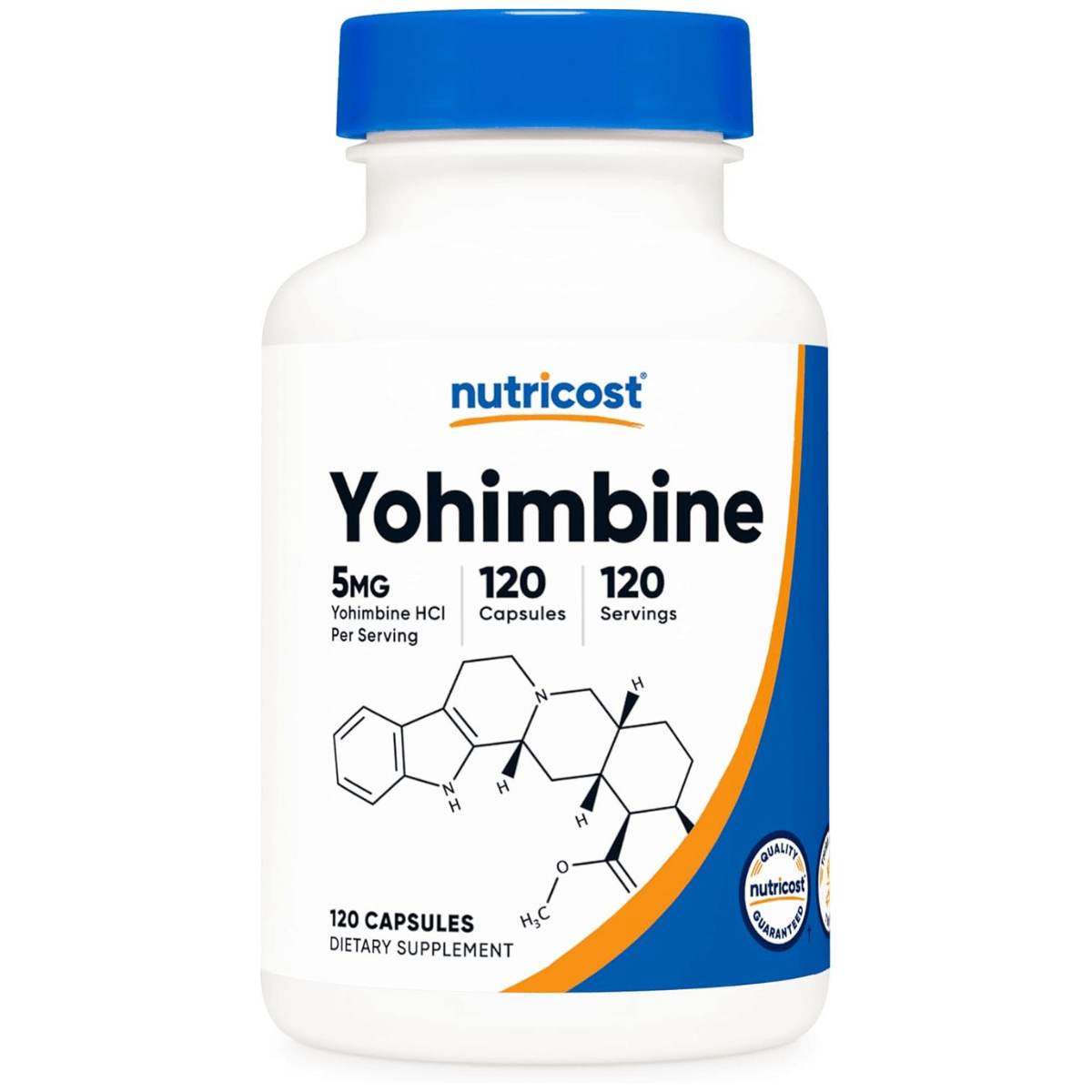 Nutricost Yohimbine HCl 5mg Nutricost Yohimbine HCl 5mg, 120 Capsules - Gluten Free and Non-GMO