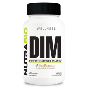 NutraBio DIM 100mg + Calcio D-Glucarato 500mg - 60 Caps