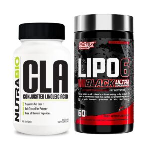 Combo Lipo 6 Black UC + NutraBio CLA