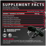 Anabol Hardcore 60 caps Supplement Facts Suplemento Anabol Hardcore activador anabólico para atletas