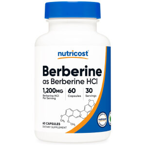 Berberina HCL 1200mg, 30 servidas (60 caps)
