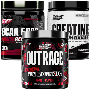 Combo OutRage + Creatina + BCAA - Nutrex