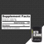 Beta Alanina 360 gr Supp Fact - NutraBio
