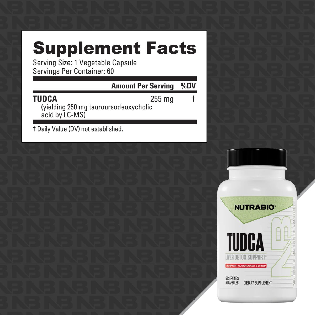NutraBio Tudca Supp Fact