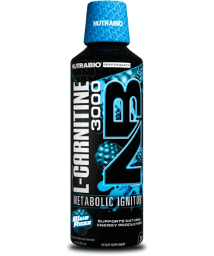 Carnitina Liquida de NutraBio - Frambuesa Azul