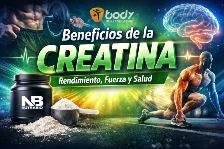 Beneficios de la creatina para fuerza, rendimiento deportivo y salud muscular