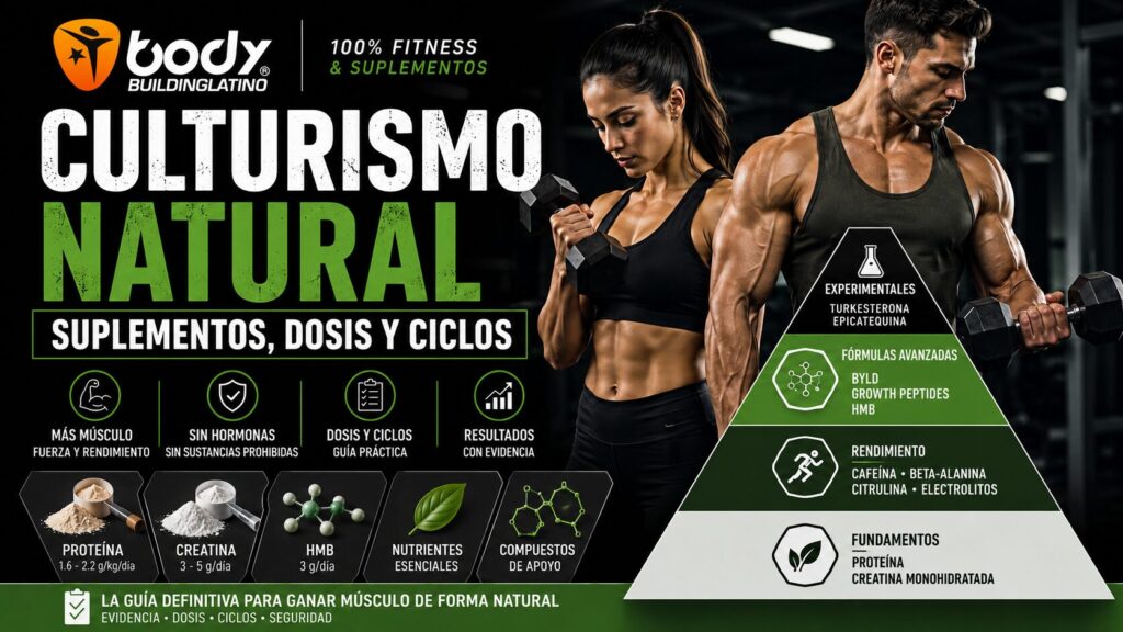 Pirámide de prioridad de suplementos para culturismo natural
