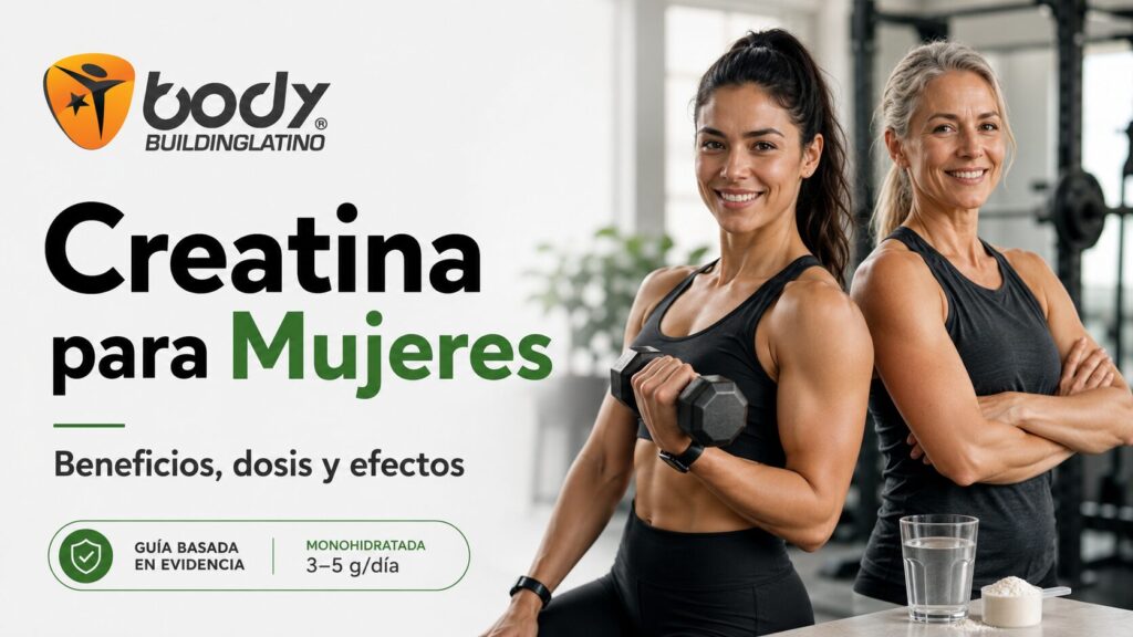 Creatina para Mujeres: Para Qué sirve, Beneficios, Dosis y Efectos