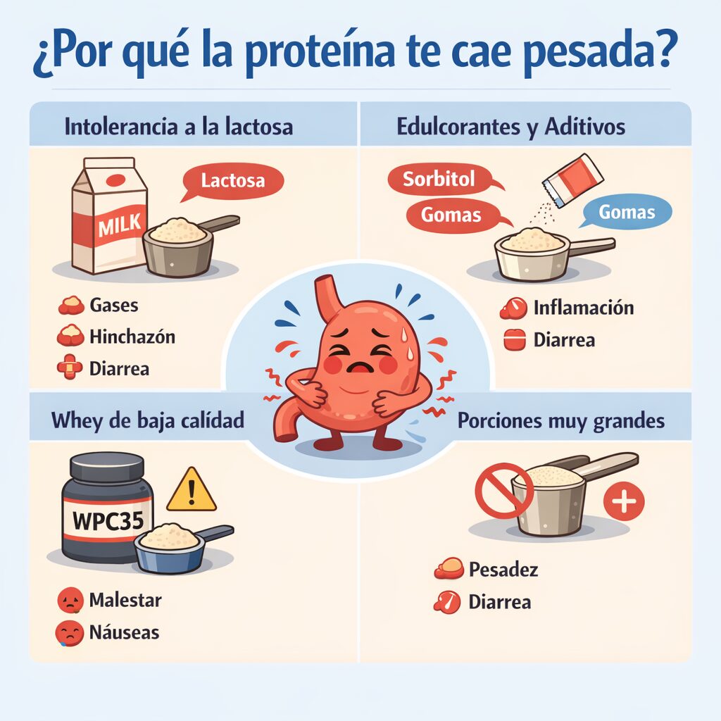 proteina malestar estomacal