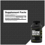 Creatina Monohidratada en Capsulas Supp Fact