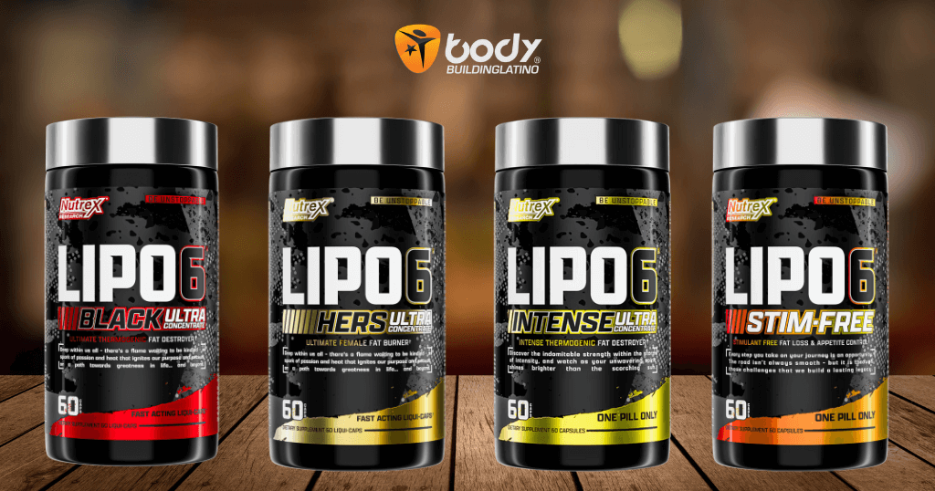 LIPO 6 BLACK es un suplemento termogénico de Nutrex Research, diseñado para apoyar la pérdida de grasa de manera efectiva.