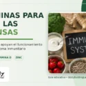 Vitaminas y minerales que apoyan el funcionamiento normal del sistema inmunitario