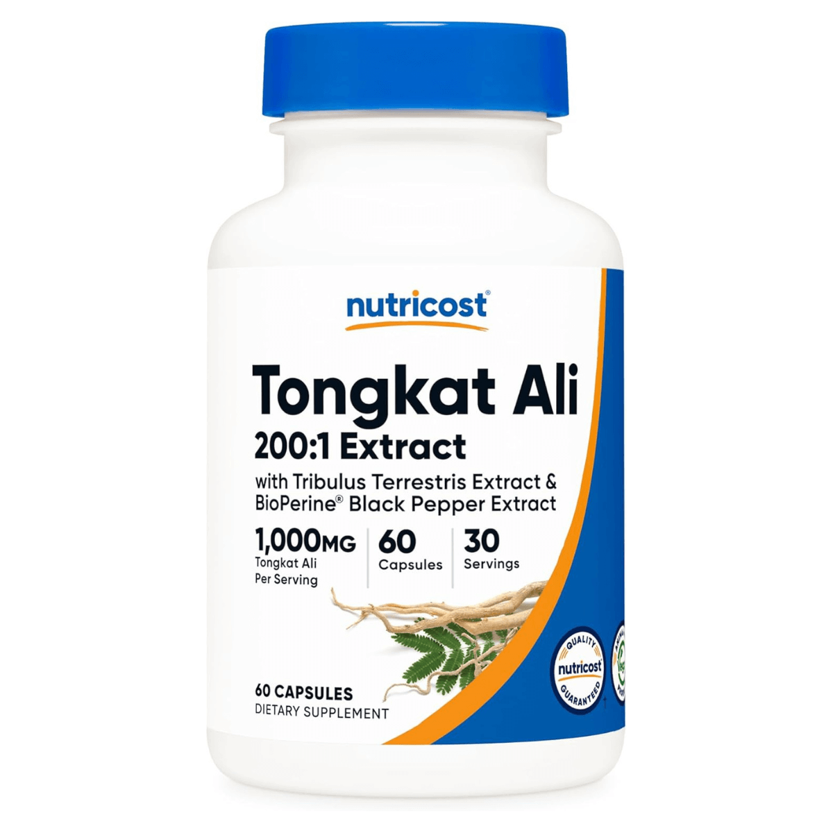 Nutricost Tongkat Ali 1000mg 60 Capsules Tongkat Ali Nutricost