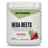 NutraBio Mega Beets Mixed Berry remolacha en polvo con NO3-T 30 servicios