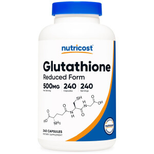 Nutricost Glutathione 500 mg 240 Capsulas