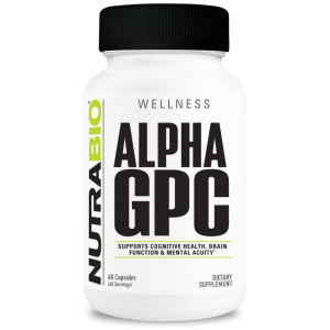 NutraBio Alpha GPC – 300 mg (60 capsulas vegetales)