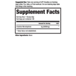 Kiu Performance LIFT Creatina Supp Fact