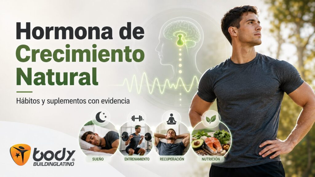 Hormona de crecimiento natural, sueño, entrenamiento y suplementos explicados con evidencia