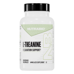 NutraBio L-Theanine 200 mg (90 cápsulas vegetales)