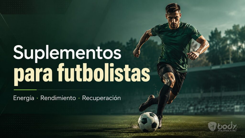 Mejores suplementos para futbolistas: energía, rendimiento y recuperación