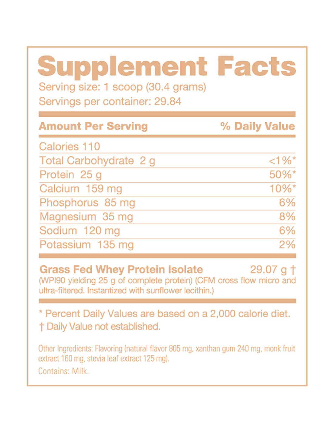 Grass Fed Whey Protein Isolate Grass Fed Whey Protein Isolate