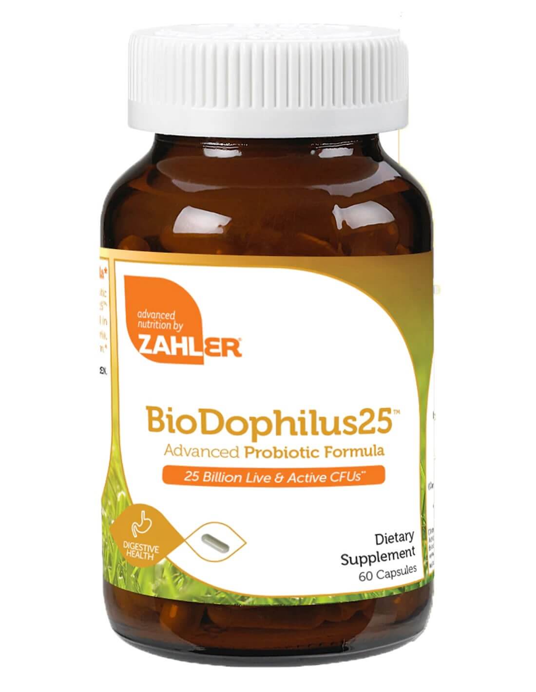 Zahler Biodophilus - Probioticos 25 Billones | Kosher