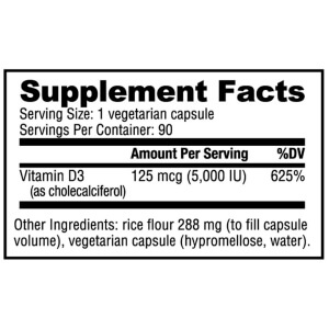 Vitamina D3 5000 IU | Kosher