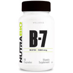 Biotina (B-7) 5000 mcg (90 Vege Caps)