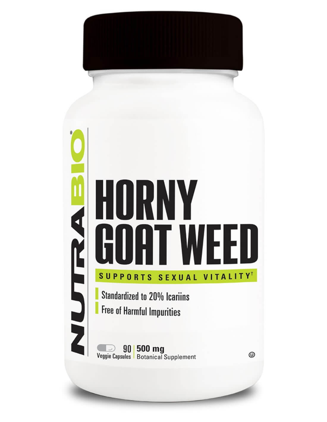 Horny Goat Weed (500mg) 90 Vegetable Capsules